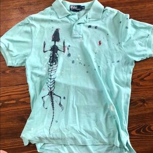 Ralph Lauren Polo white sands Mens Shirt L